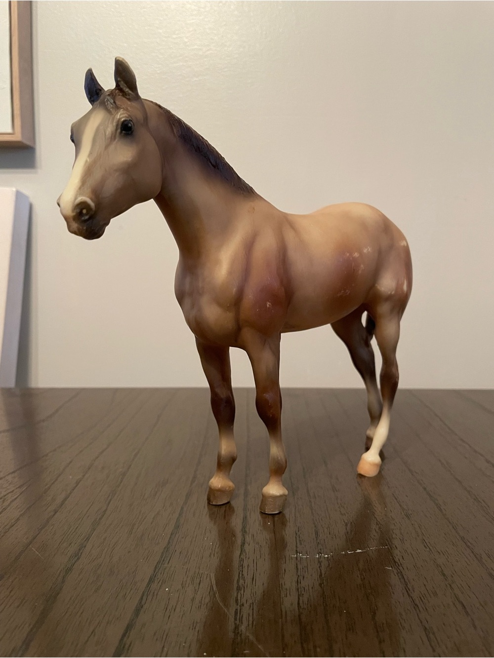 Breyer Brown and Tan Resin Horse Figurine